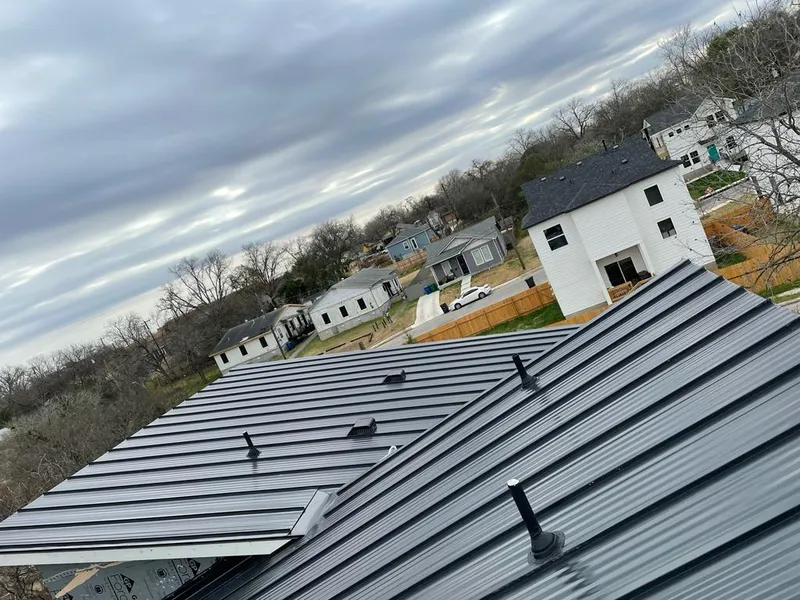 Standing seam metal roof panels with vents for Skylight Repair in Kendallville